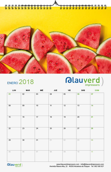 Blauverd-Impressors-imprimir-Calendarios-2 Imprimir calendarios. Blauverd Impressors. Imprimir calendarios. Imprimir revista. Imprimir libros. Impresión máxima calidad. Impresión precio económico. Impresión barata. Blauverd Impressors